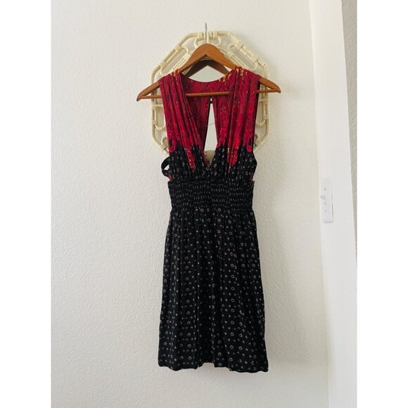 Free People Boho Dress with side cut out Sz S - Picture 4 of 9